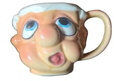 Vintage Norcrest Old Man Grandpa Face Mug Cup picture