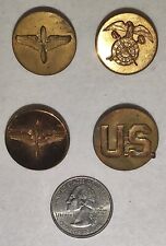 Vintage WWI & WWII Screw Back Pins picture