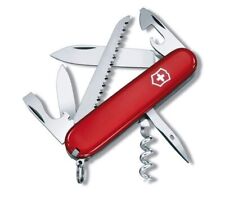 Victorinox Camper Red Swiss Army Knife Multi Tool 91mm Pocket Knife ~ USED  picture