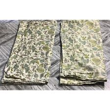 2 Threshold Pillowcase King Green Floral Print Grannycore 35