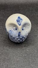 Lovely Small Ceramic Owl Blue/white picture
