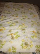Vintage Morgan Jones Floral Flowers Standard Pilowcase Daisies Bedding Linens picture