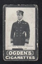 1901 Trade Card Capt. HEDWORTH LAMBTON Admiral of the Fleet Sir Hedworth Meux  picture