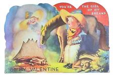 Mechanical Valentine Cowboy Cowgirl Horse Campfire Boys Head Horse Head Moves picture