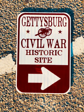 GETTYSBURG CIVIL WAR Historic Site road sign 12