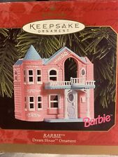 1998 Vintage Hallmark Keepsake Barbie Pink Dream House Ornament SEE PICS picture