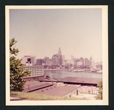 Baltimore Maryland Downtown Skyline City View From Federal Hill Photo 1960s picture
