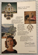 Vintage 1968 Sarah Coventry  Original Print Ad Full Page - What In The World picture