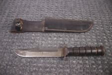 US Camillus N.Y. Fixed Blade Knife with Sheath picture
