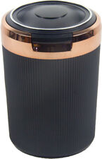 Portable Car Travel Cigarette Ashtray Holder Cup -LED Light Black Color picture