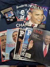Eight Pieces Of President Obama Memorabilia USA picture
