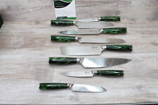 Senken 8pc Kitchen Knife Set - Wasabi OPEN BOX picture