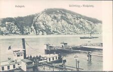 HUNGARY Budapest Gellerthegy Blocksberg boats 1900s PC picture