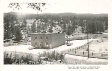 RPPC Aerial View Conoco Gas Station Cars Buffalo Creek CO Real Photo P544 picture