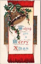 1913 CHRISTMAS Embossed BS Postcard 