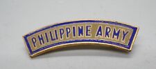 WWII Philippine Army Division HQ Headquarters Badge Pin VERY RARE picture