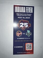 Indiana Fever Commemorative Ticket Stub 25 Seasons Caitlin Clark Home Debut 2024 picture
