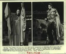 Press Photo Jessye Norma and Placido Domingo in Les Troyens, on PBS. - sap33177 picture