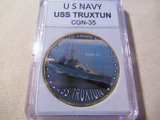 US NAVY - USS TRUXTUN (CGN-35) Challenge Coin picture