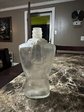 vintage clear glass cologne bottle picture