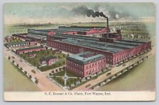 Fort Wayne IN Indiana Aerial of S. F. Bowser & Co. Factory Antique Postcard 1910 picture