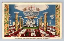 New Orleans LA-Louisiana, Blue Room, The Roosevelt, Vintage c1959 Postcard picture
