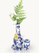 Joy 3 Piece Set by My Bud Vase (blue china) picture