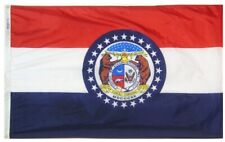 Missouri State Flag USA-Made to Official State Design Specifications, 3 x 5 F... picture