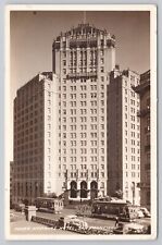 San Francisco CA, Mark Hopkins Hotel Trolleys, Vintage RPPC Real Photo Postcard picture