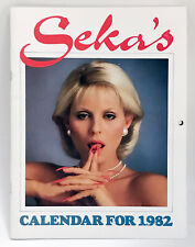 Seka 1982 vintage Photo Calendar Rare NEW picture