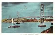 Vintage Postcard 1950'S San Francisco-Oakland Bay Bridge Landmark California CA picture