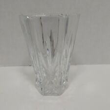Vintage Lead Cut  Crystal Vase Avon Pineapple Leaves  picture