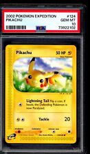 PSA 10 Pikachu 2002 Pokemon Card 124/165 Expedition picture