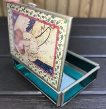 Vintage Enesco Angel Hinged Trinket Jewelry Box picture