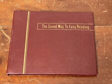 The Sound Way to Easy Reading 1953 Record Set Vintage 78 RPM 4 Records Phonics picture