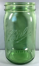 Ball Perfection Green Mason Jar 1913-1915 100 Years American Heritage Wide Mouth picture