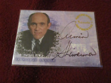 Buffy Vampire Slayer Reflections Inkworks A3 Snyder Armin Shimerman signed card picture