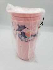 Tupperware ECO To Go Travel Cup Tumbler 16oz Blushing Meadow Pink Sealed In Pkg picture