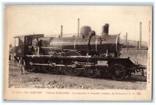 c1910 Schneider Factories High Speed Locomotives Le Creusot France Postcard picture