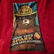 Smokey the Bear - One Less Spark One Less Wildfire - Face Mask Gator - New picture