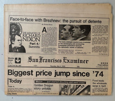 San Francisco Examiner May 4, 1978 Unread off the Newsstand Cond. / ga32 picture