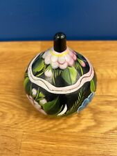 Hand painted Mexican Gourd lidded Box picture
