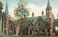 Congregational Church Norwich NY 1908 Postmark Lithochrome New York VTG P96 picture