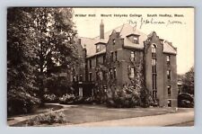South Hadley MA- Massachusetts, Mount Holyoke College, Vintage c1912 Postcard picture