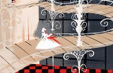 Mary Blair Disney Cinderella Running from the Ball Concept Poster picture
