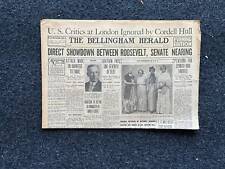 1933 FDR vs US Senate New Deal - Great Depression Dustbowl – New Deal Era Relie picture