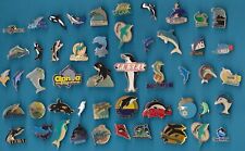 RARE LOT OF 50 PIN'S DOLPHINS ORCAS pOP210 picture