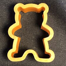 VTG Miniature Teddy Bear Picnic Cookie Cutter Mold ‘91 Wilton Kid Doll Tea Party picture