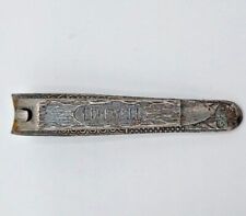 Vintage 1920's Edgewell Nail Clippers Ornate Engraved Art Deco  2.5