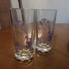 RARE Rod Stewart Collectible Drinking Glasses, Vintage Bar Ware picture